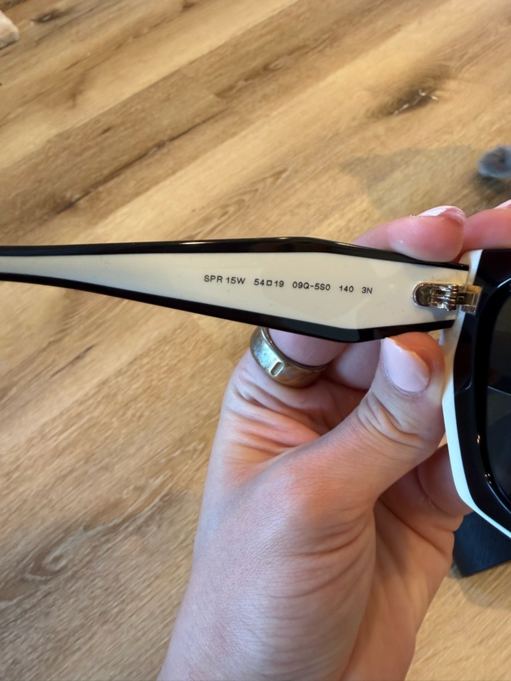 Prada 15WS 15 09Q5S0 black talc sunglasses NIB - Picture 7 of 9
